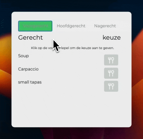 Select menu
